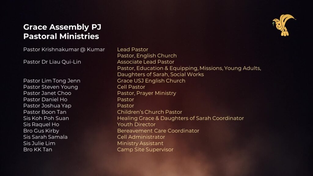 Grace Assembly PJ Our Team